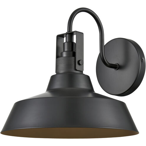 Axell 1 Light 9.75 inch Powder Coated Black Outdoor Wall Sconce